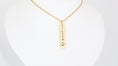 Load image into Gallery viewer, Up and down bar pendant with necklace