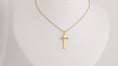 Load image into Gallery viewer, Cross pendant with necklace
