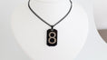 Load image into Gallery viewer, Dog tag pendant with necklace
