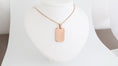 Load image into Gallery viewer, Dog tag pendant with necklace

