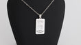 Load image into Gallery viewer, Stainless steel rectangle pendant with necklace
