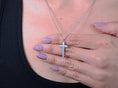 Load image into Gallery viewer, Cross pendant with necklace
