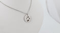 Load image into Gallery viewer, Circle pendant with necklace: Stainless steel circle pendant necklace
