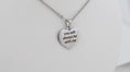 Load image into Gallery viewer, Heart pendant with necklace : Stainless steel heart pendant necklace
