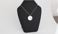 Load image into Gallery viewer, Stainless steel circle pendant with necklace
